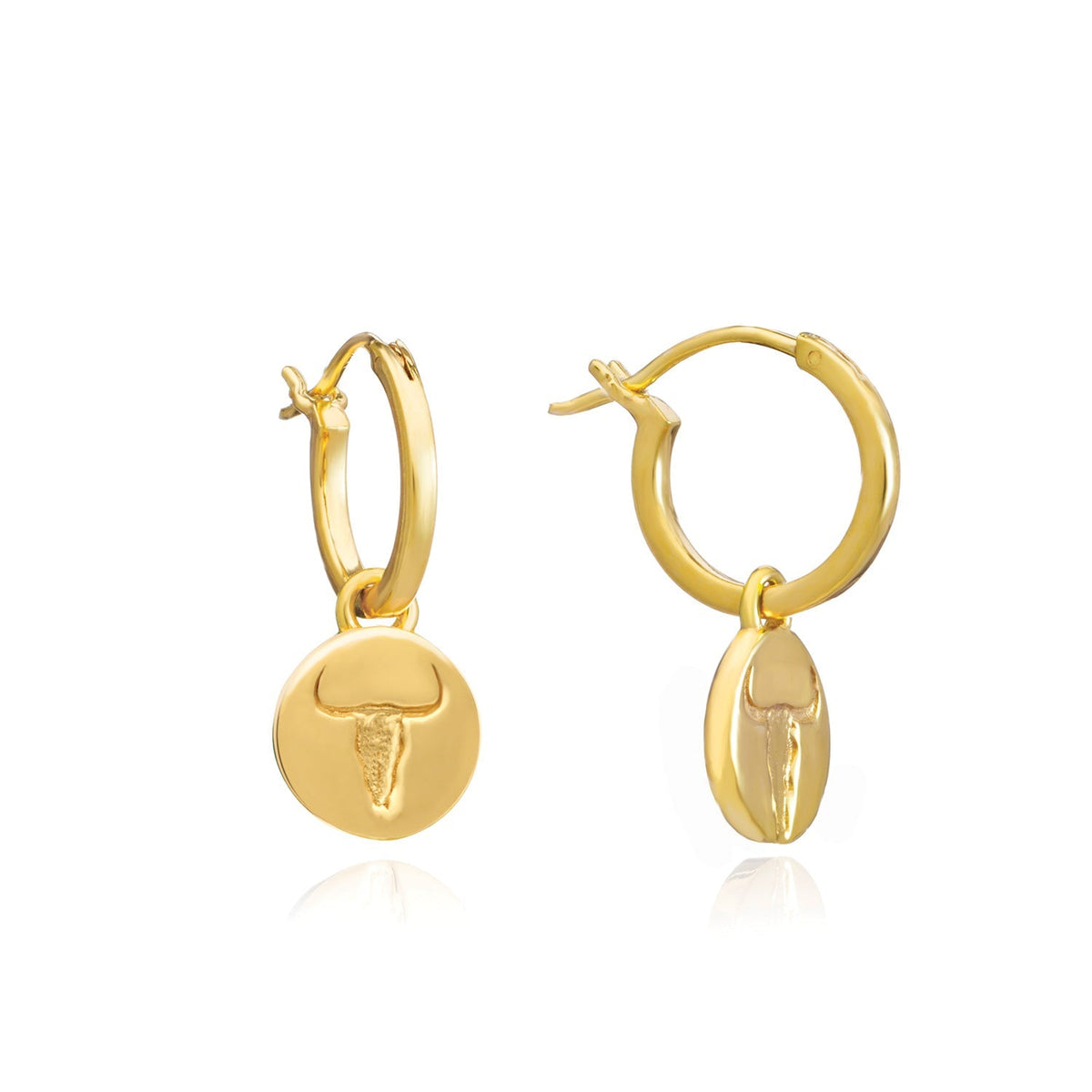 Small baby girl gold on sale earrings