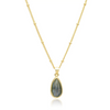 Simi Teardrop Edelstein Anhänger mit Labradorit