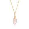 Hera Classic Necklace Pink Chalcedony