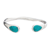 Athena Classic Bangle Silver Turquoise