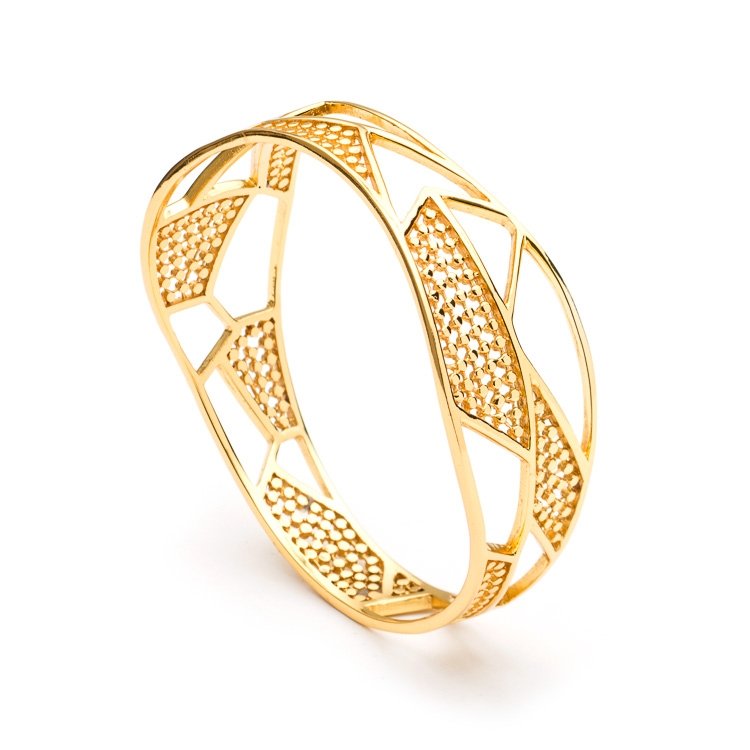 Discover Stylish Modern Womens Designer Bangles. Azuni London