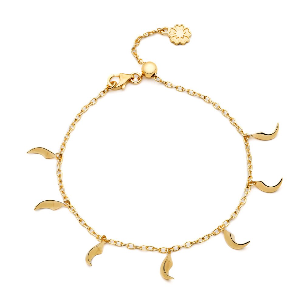  Gold Vermeil  Multi-Talon Claw Bracelet 