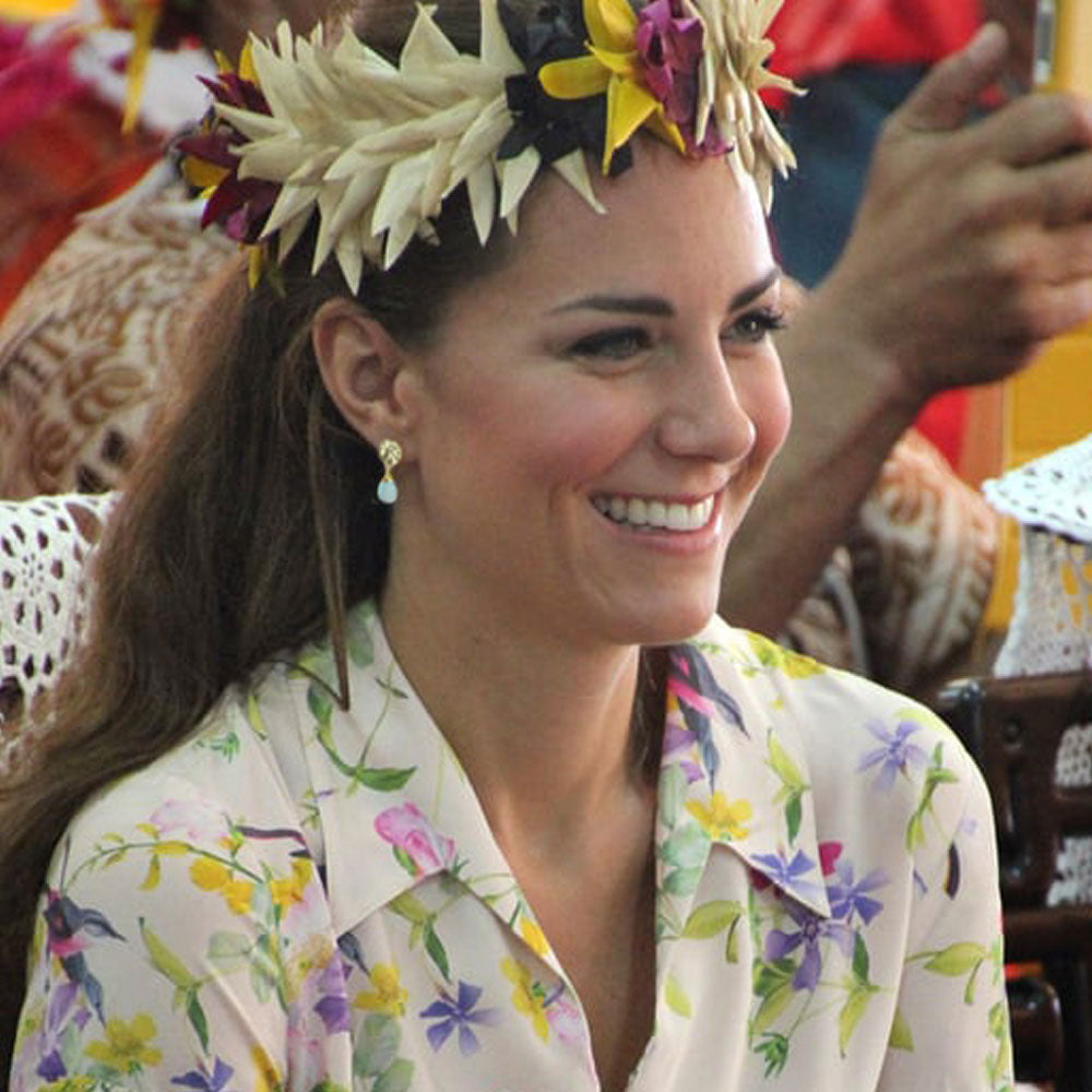 Kate Middleton wears Azuni earrings