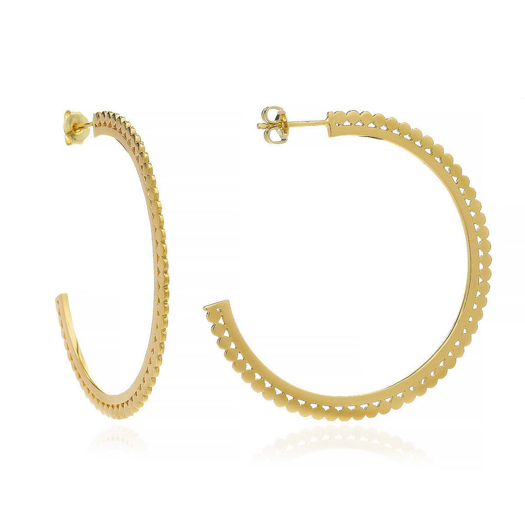 Etrusca Large Ear Hoops