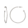 Lydia Large Hoops: Silver
