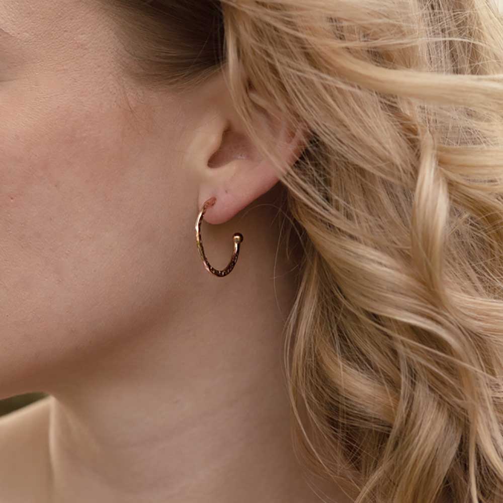 Small lydia hoop earring