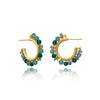 Ophelia Small Gemstone Hoops