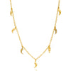 Eagle talon gold vermeil necklace by Azuni London
